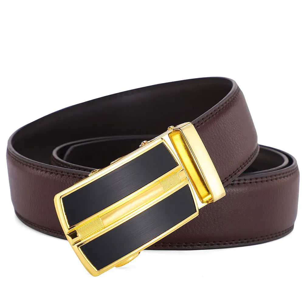 Ceinture Prestige Ceinture Réversible en Cuir avec Boucle Automatique pour Homme | Modèle Victor