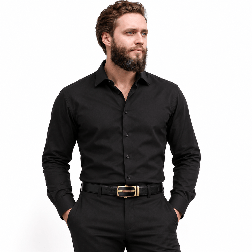 Ceinture Prestige Ceinture Réversible en Cuir avec Boucle Automatique pour Homme | Modèle Victor