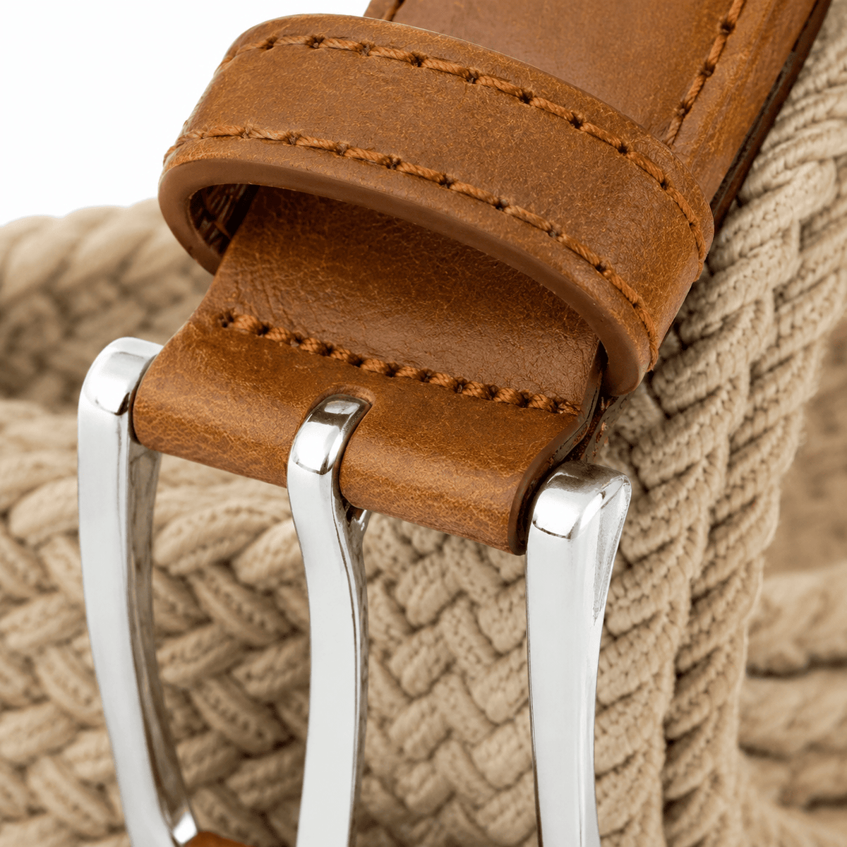 Ceinture Prestige Ceinture Tressée Élastique en Toile | Modèle Nino