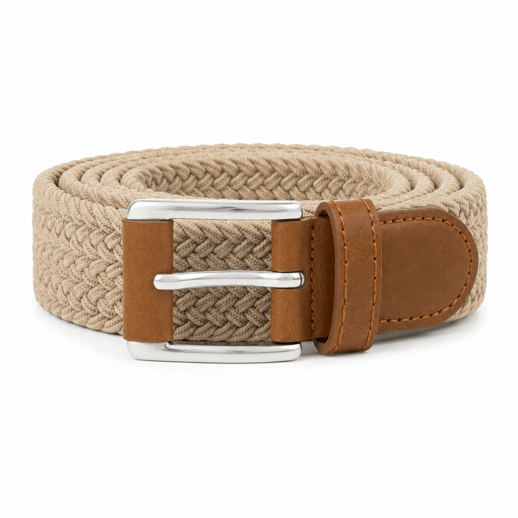 Ceinture Prestige Ceinture Tressée Élastique en Toile | Modèle Nino