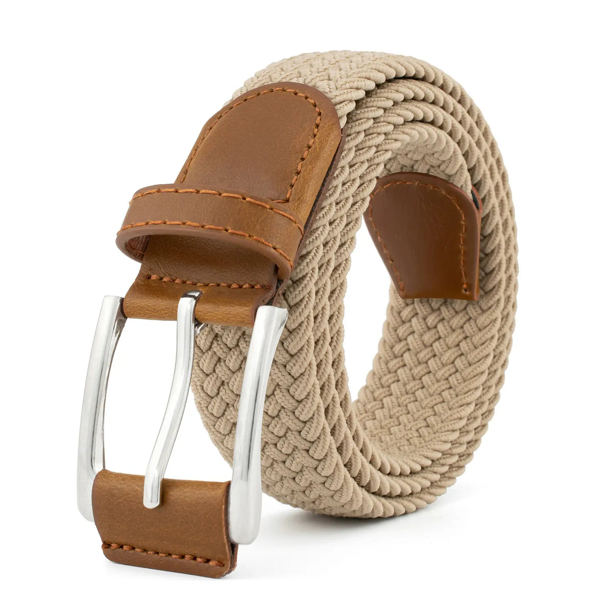 Ceinture Prestige Ceinture Tressée Élastique en Toile | Modèle Nino