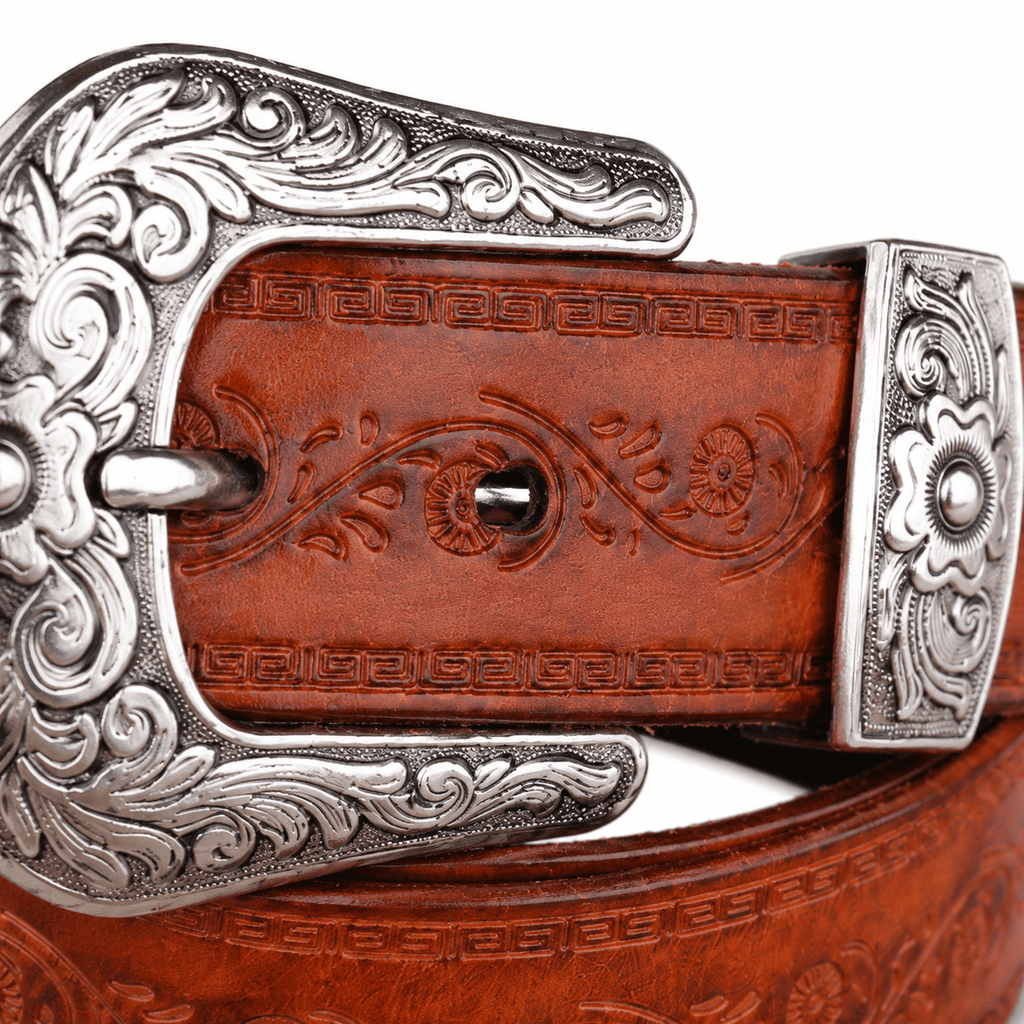 Ceinture Prestige Ceinture Western en Cuir style Vintage | Modèle Wyatt
