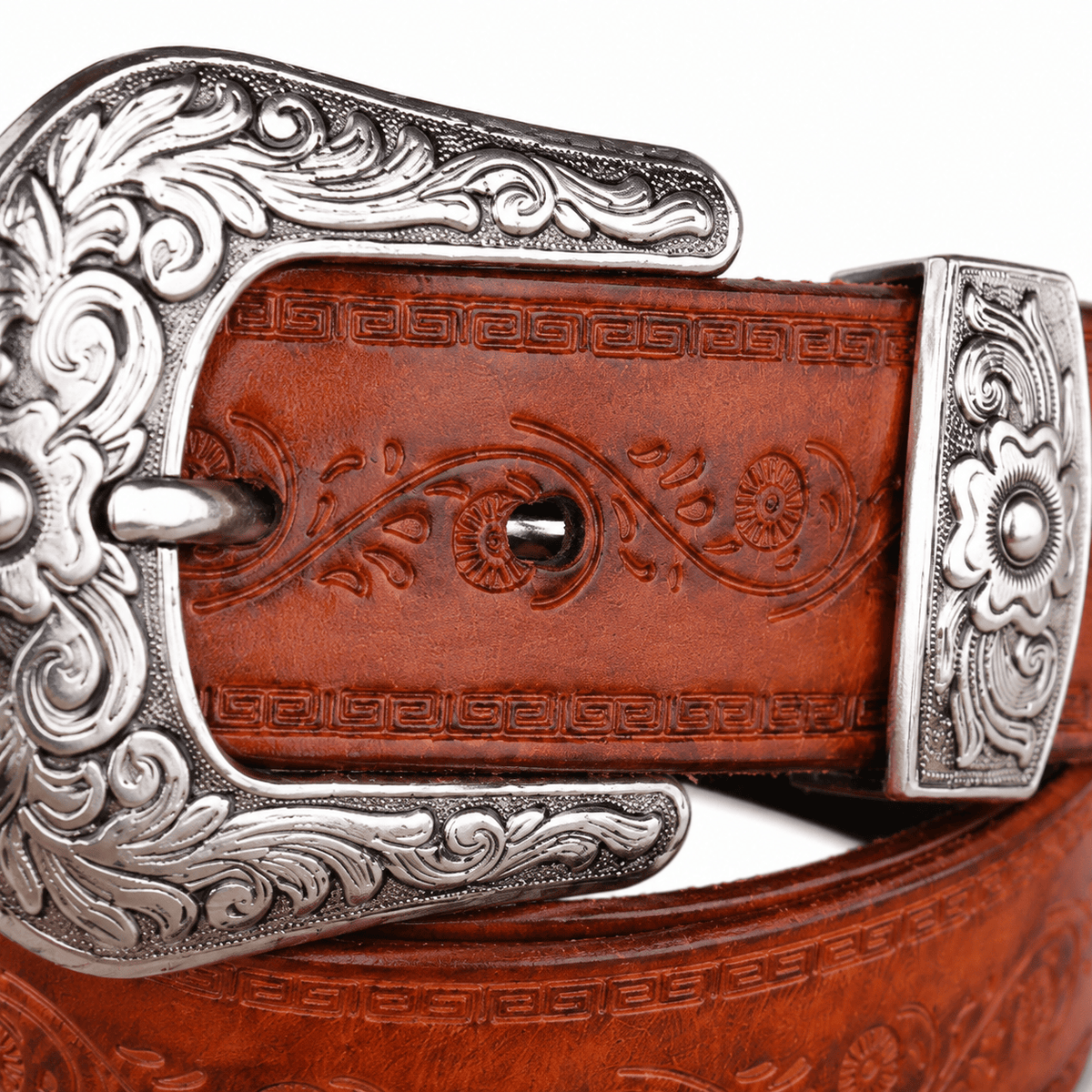 Ceinture Prestige Ceinture Western en Cuir style Vintage | Modèle Wyatt