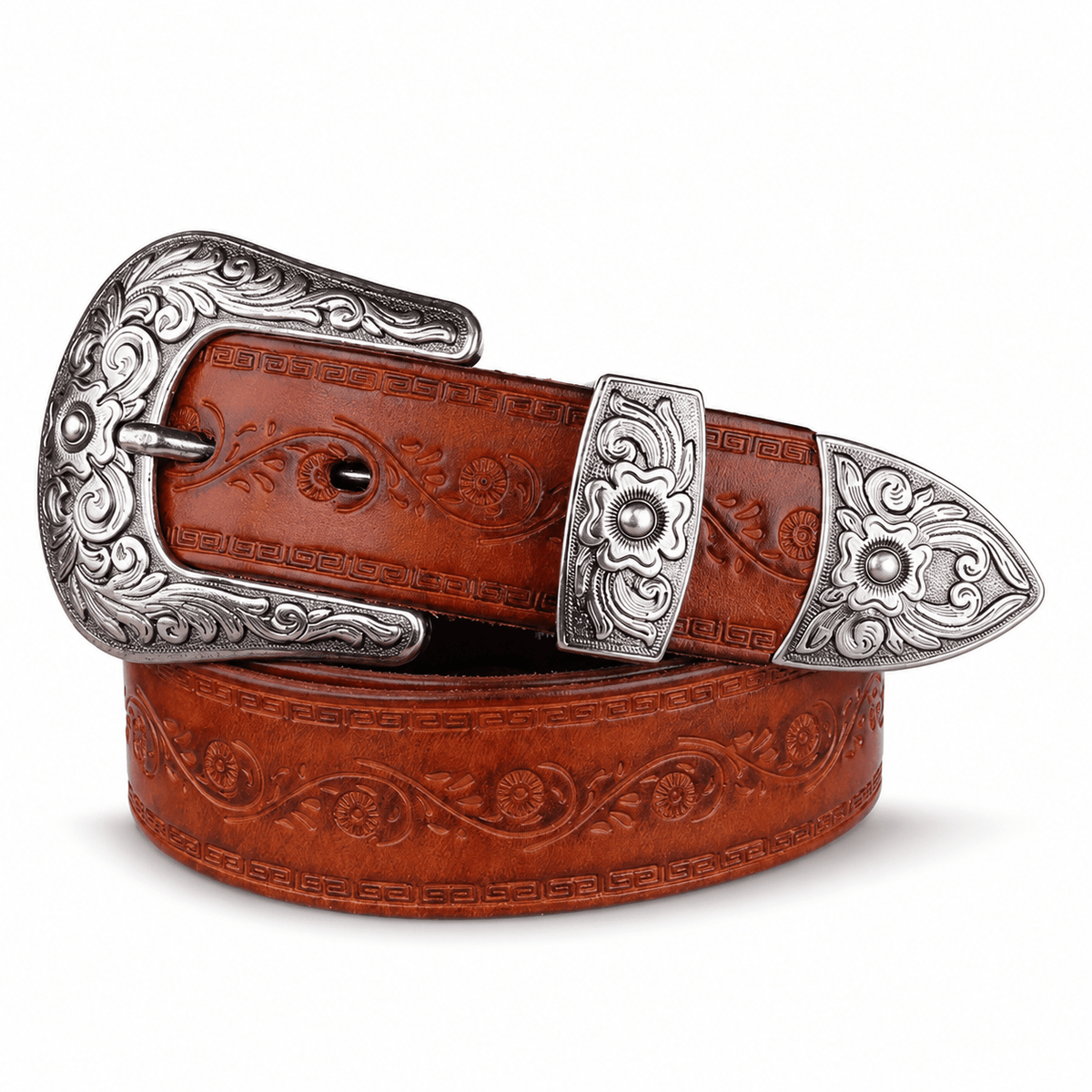 Ceinture Prestige Ceinture Western en Cuir style Vintage | Modèle Wyatt
