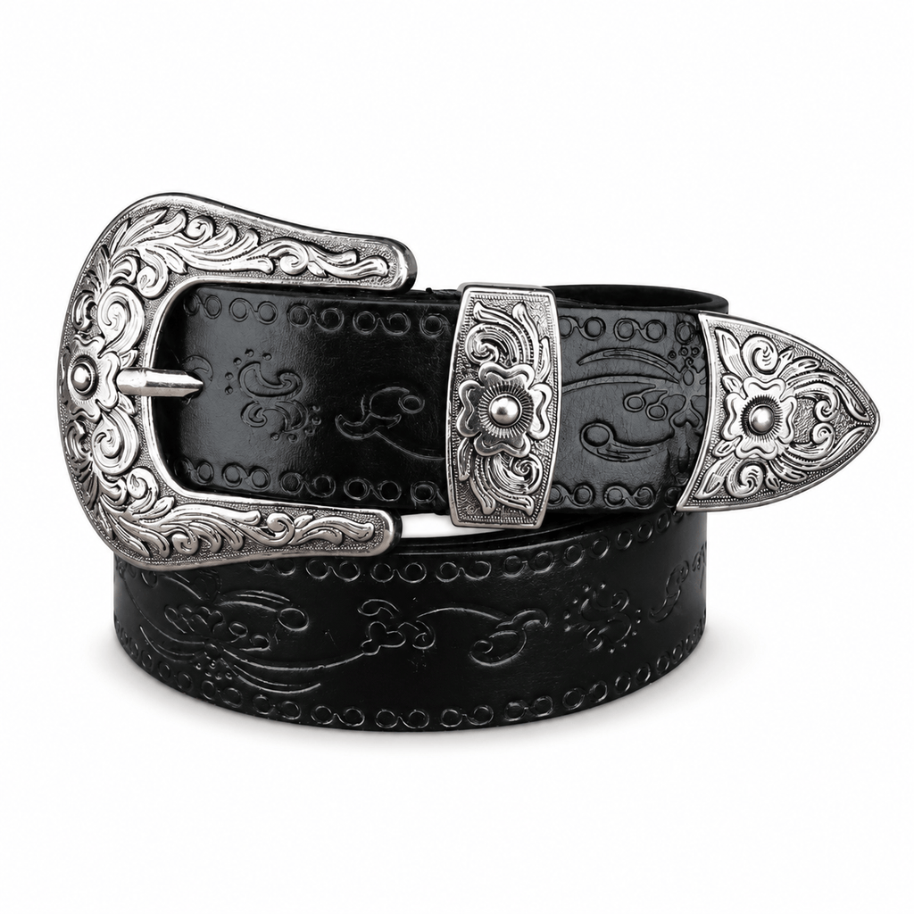 Ceinture Prestige Ceinture Western en Cuir style Vintage | Modèle Wyatt