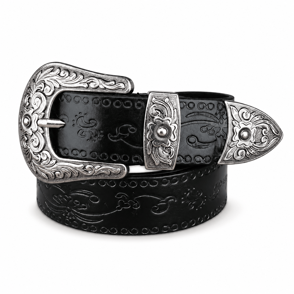 Ceinture Prestige Ceinture Western en Cuir style Vintage | Modèle Wyatt